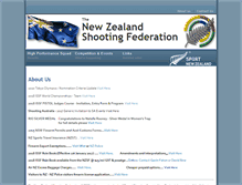 Tablet Screenshot of nzshootingfed.org.nz
